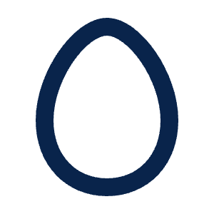 Egg Line Icon from Mingcute Line Set