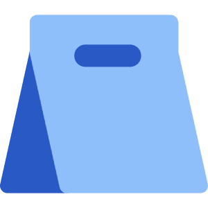 Food Lunch Bag Icon from Core Flat Set