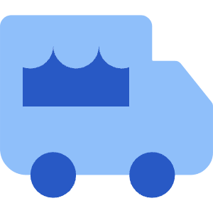 Food Truck Event Fair Icon from Core Flat Set