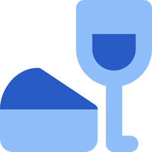Food Wine Icon from Core Flat Set