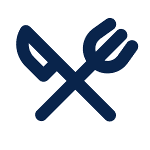 Fork Knife Line Icon from Mingcute Line Set