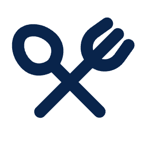 Fork Spoon Line Icon from Mingcute Line Set