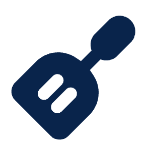 Spatula Fill Icon from Mingcute Fill Set