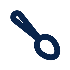 Spoon Line Icon from Mingcute Line Set