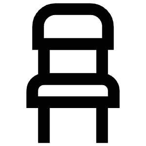 Chair Dining Icon from Atlas Line Set