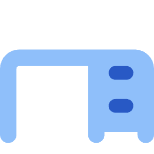 Desk Icon from Core Flat Set
