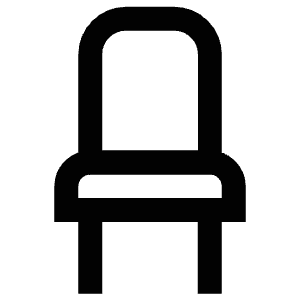 Dining Chair Icon from Atlas Line Set
