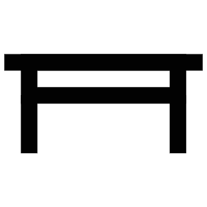 Dining Table Icon from Atlas Line Set