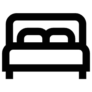 Double Bed Icon from Atlas Line Set