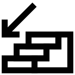 Downstairs Icon from Atlas Line Set
