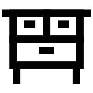 End Table Drawer Icon from Atlas Line Set