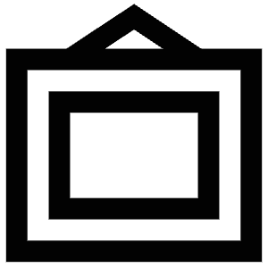 Hanging Frame Icon from Atlas Line Set