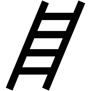 Ladder Tool Icon from Atlas Line Set