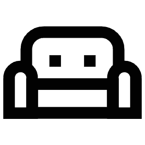 Living Room Couch Icon from Atlas Line Set