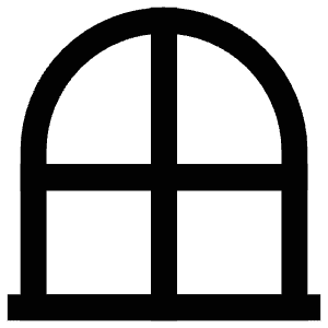 Rounded Window Icon from Atlas Line Set