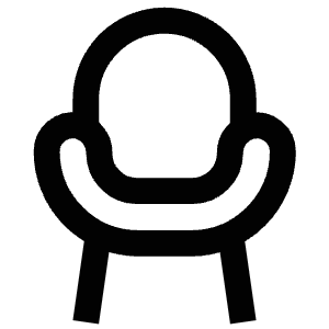 Seat Chair Icon from Atlas Line Set