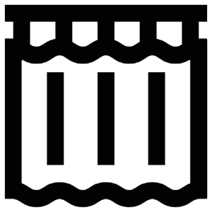 Shower Curtain Icon from Atlas Line Set
