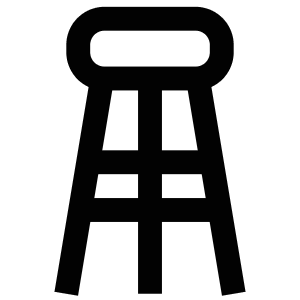 Stool Icon from Atlas Line Set