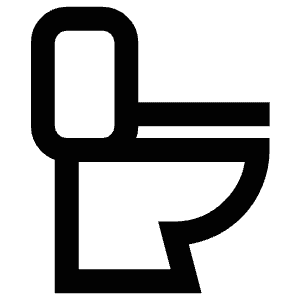 Toilet Icon from Atlas Line Set