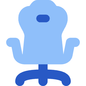 Chair 1 Icon from Core Flat Set