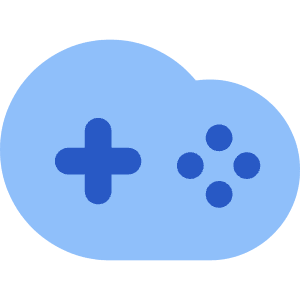Cloud Gaming 1 Icon from Core Flat Set