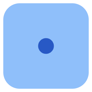 Dice 1 Icon from Core Flat Set