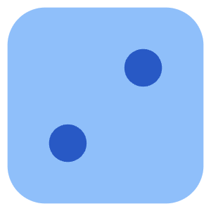 Dice 2 Icon from Core Flat Set