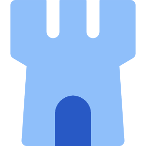 Watchtower Castle Icon from Core Flat Set