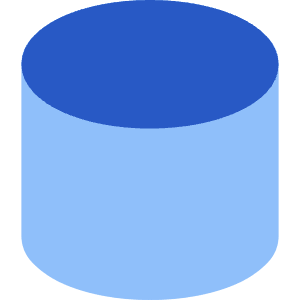 Cylinder Shape Icon from Core Flat Set