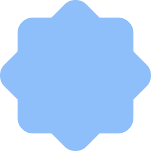 Octagram Shape Icon from Core Flat Set