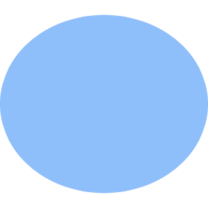 Oval Shape Icon from Core Flat Set