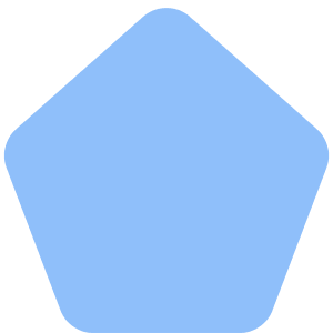 Pentagon Icon from Core Flat Set