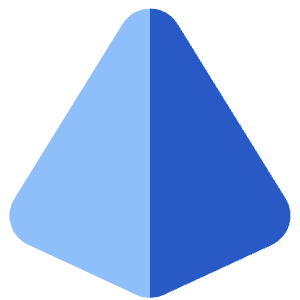Pyramid Shape Icon from Core Flat Set