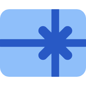Gift Card Icon from Core Flat Set