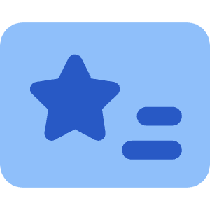 Membership Card Icon from Core Flat Set