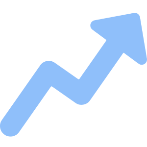 Graph Arrow Increase Icon from Core Flat Set