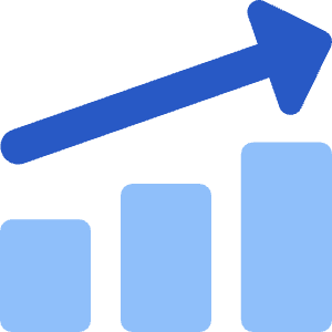 Graph Bar Increase Icon from Core Flat Set