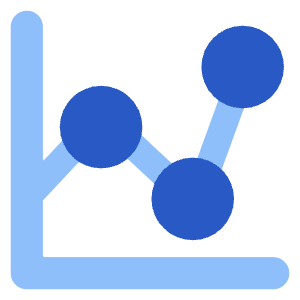 Graph Dot Icon from Core Flat Set