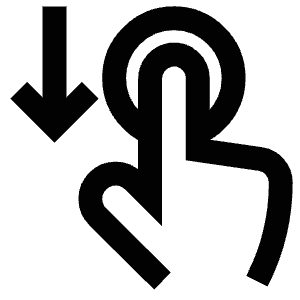 Drag Down Icon from Atlas Line Set