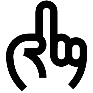 Middle Finger Gesture Icon from Atlas Line Set