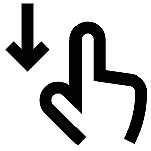 Move Down Icon from Atlas Line Set