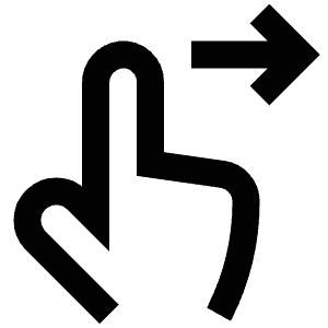 Move Right Icon from Atlas Line Set