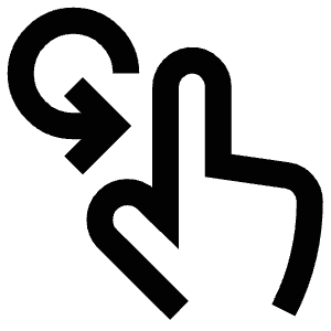 Rotate Left Icon from Atlas Line Set