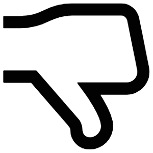 Thumbs Down Icon from Atlas Line Set