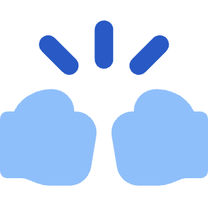 Fist Bump Icon from Core Flat Set