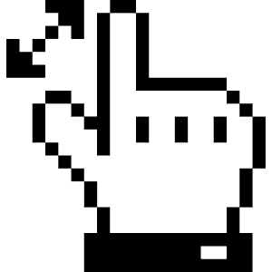 Hand Zoom Icon from Pixel - Free Set