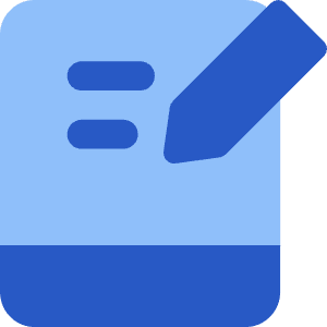 Hand Held Tablet Writing Icon from Core Flat Set