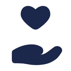 Hand Heart Icon from Solar Bold Set