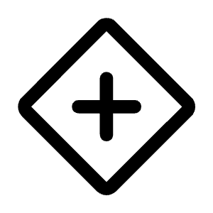 Add Diamond Icon from Rounded Line - Material Symbols Set