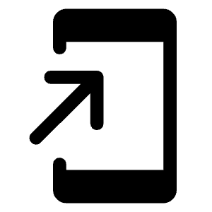 Add To Home Screen Fill Icon from Rounded Fill - Material Symbols Set